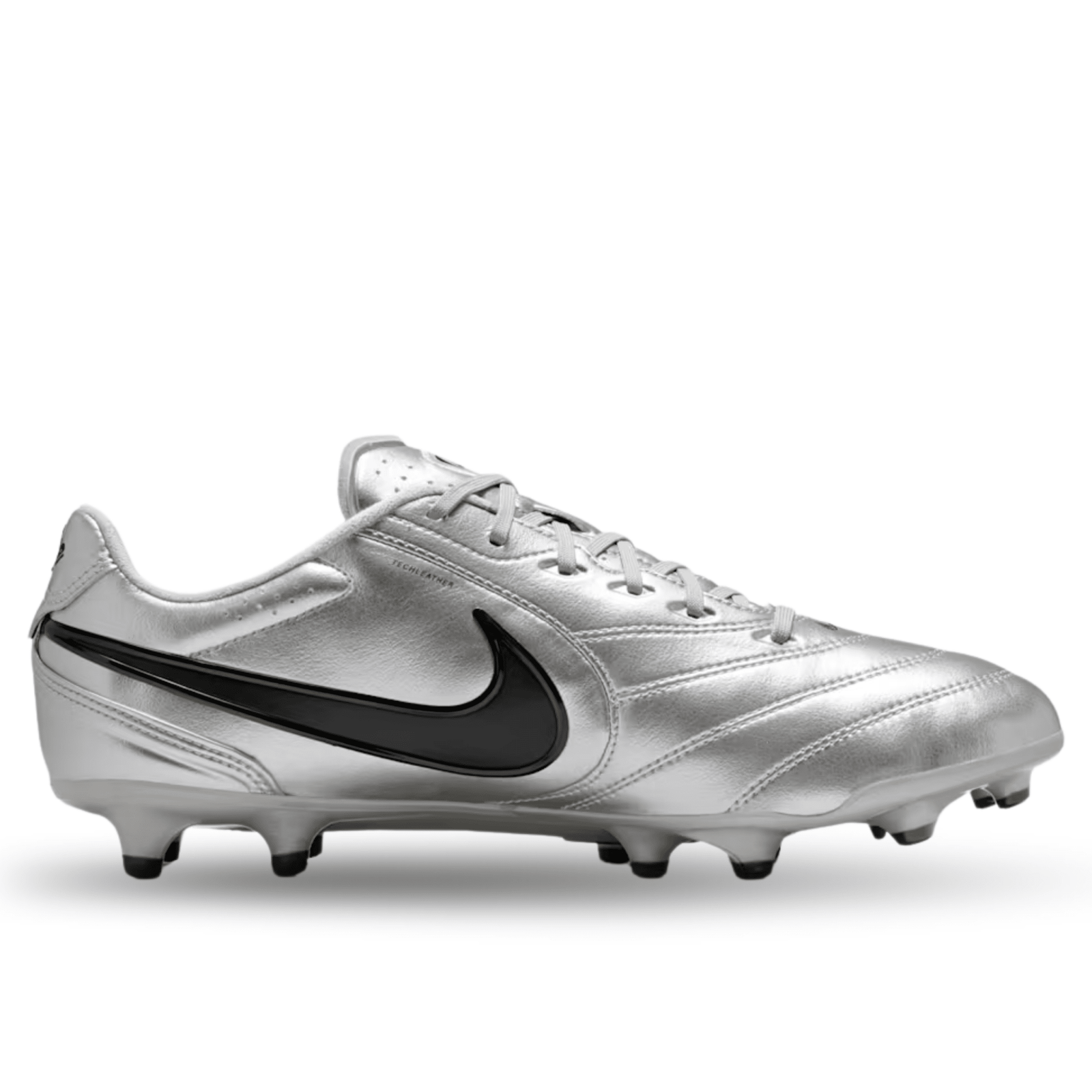 Nike Tiempo Ligera Pro FG Football Boots (Metallic Silver/Black) | SoccerWearhouse
