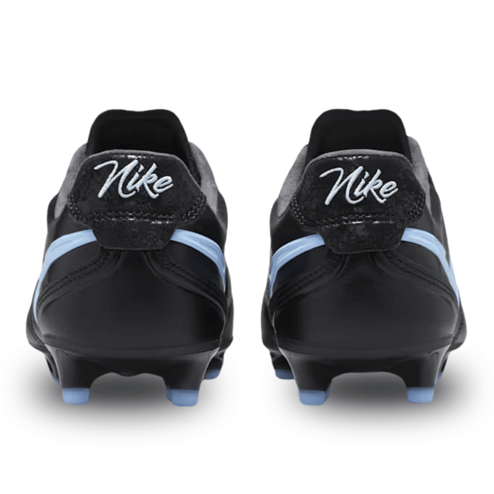 Nike Tiempo Ligera Pro FG Soccer Cleats (Black/Obsidian/Ice Blue) | SoccerWearhouse
