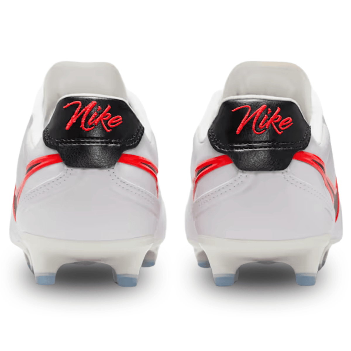 Nike Tiempo Ligera Pro FG Soccer Cleats (White/Black/Bright Crimson) | SoccerWearhouse