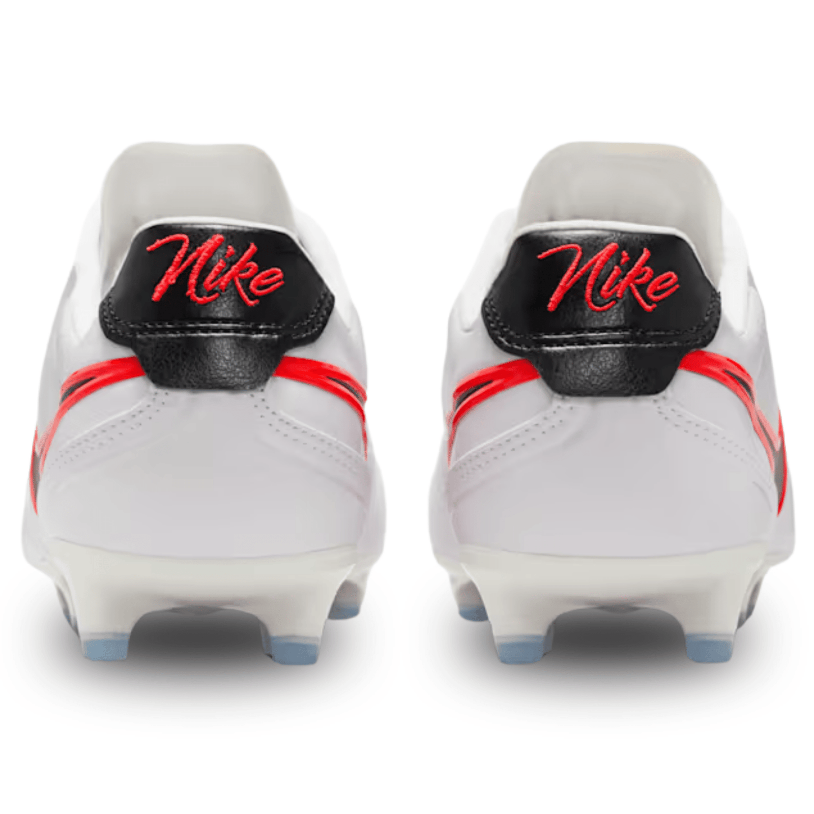 Nike Tiempo Ligera Pro FG Soccer Cleats (White/Black/Bright Crimson) | SoccerWearhouse