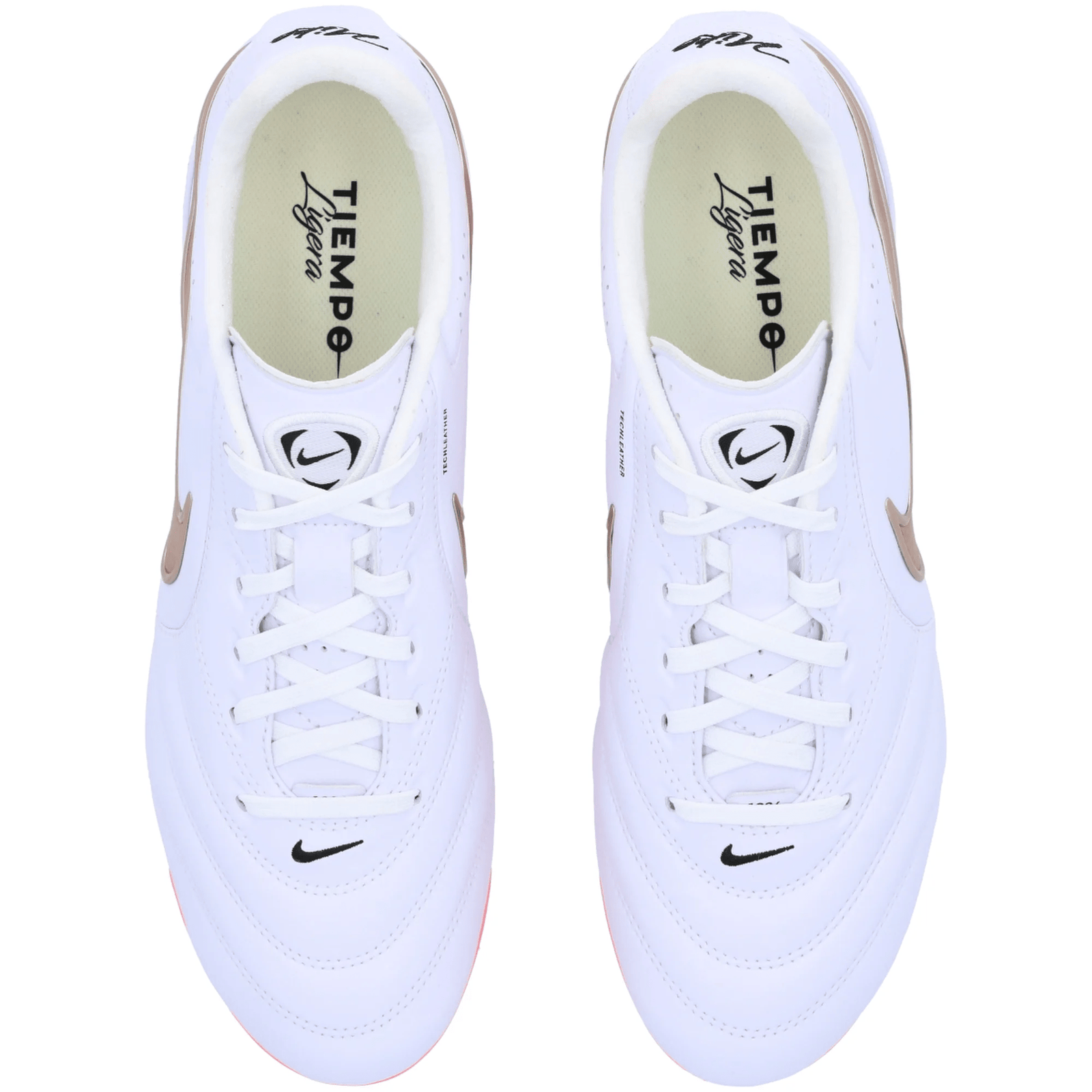 Nike Tiempo Ligera Pro FG Soccer Cleats (White/Blur/Bright Crimson) | SoccerWearhouse