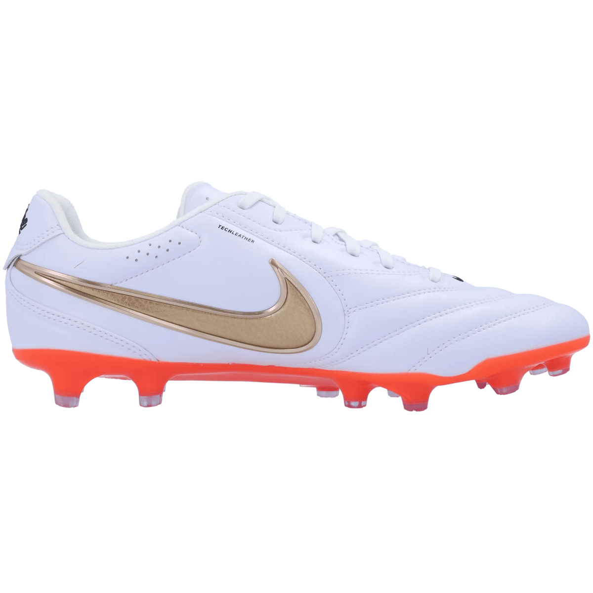Nike Tiempo Ligera Pro FG Soccer Cleats (White/Blur/Bright Crimson) | SoccerWearhouse