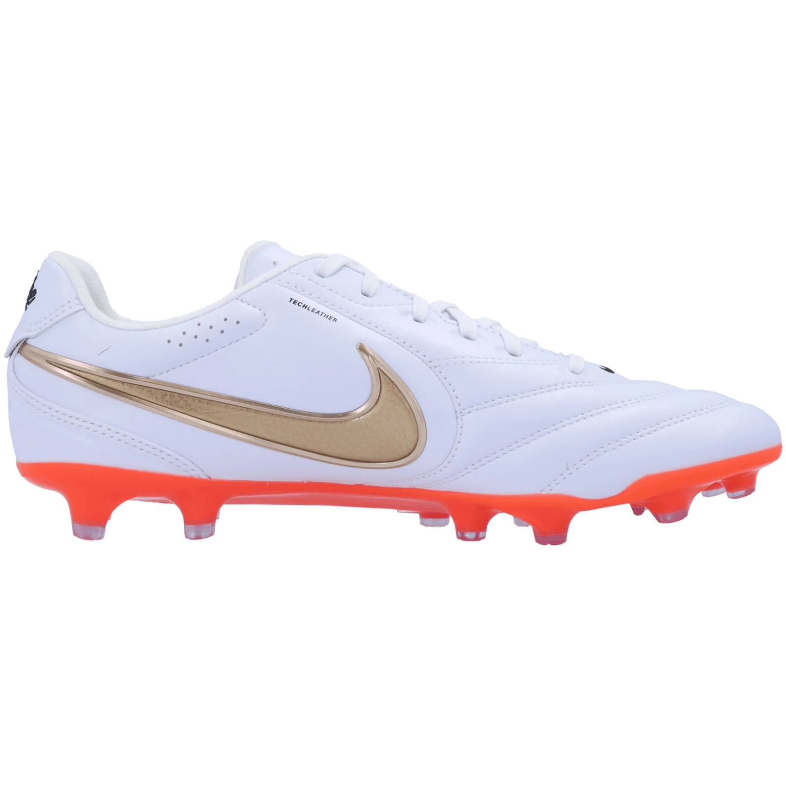 Nike Tiempo Ligera Pro FG Soccer Cleats (White/Blur/Bright Crimson) | SoccerWearhouse
