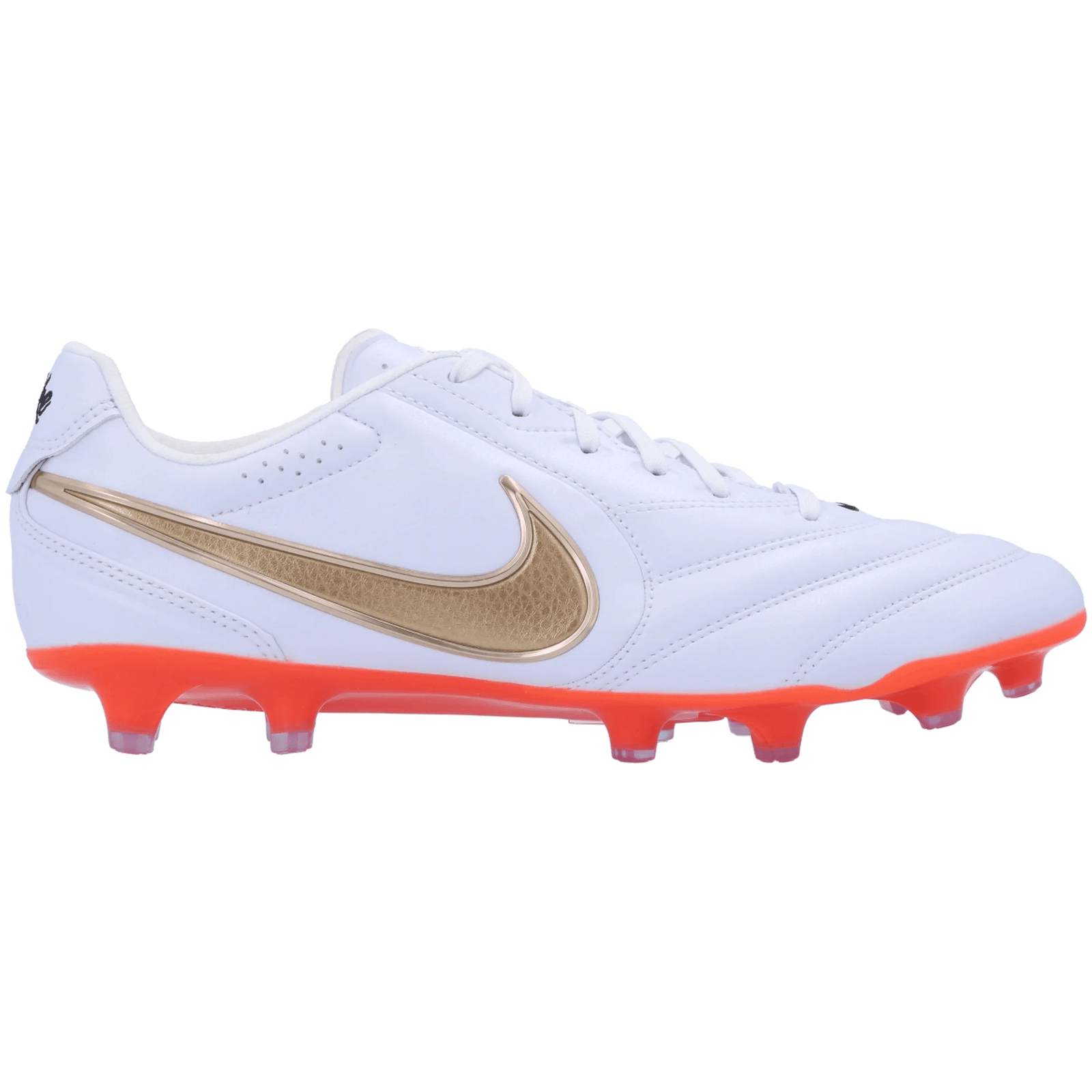 Nike Tiempo Ligera Pro FG Soccer Cleats (White/Blur/Bright Crimson) | SoccerWearhouse