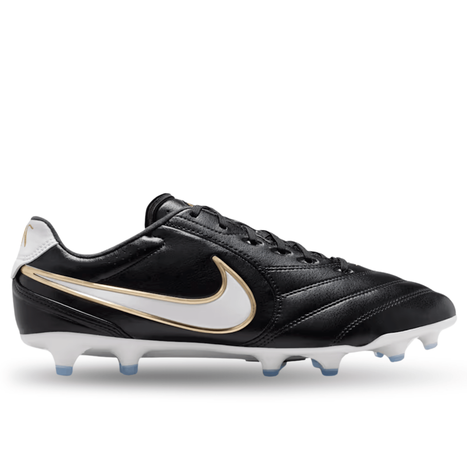 Nike Tiempo Ligera Pro Firm Ground Soccer Cleats (Black/White) | SoccerWearhouse