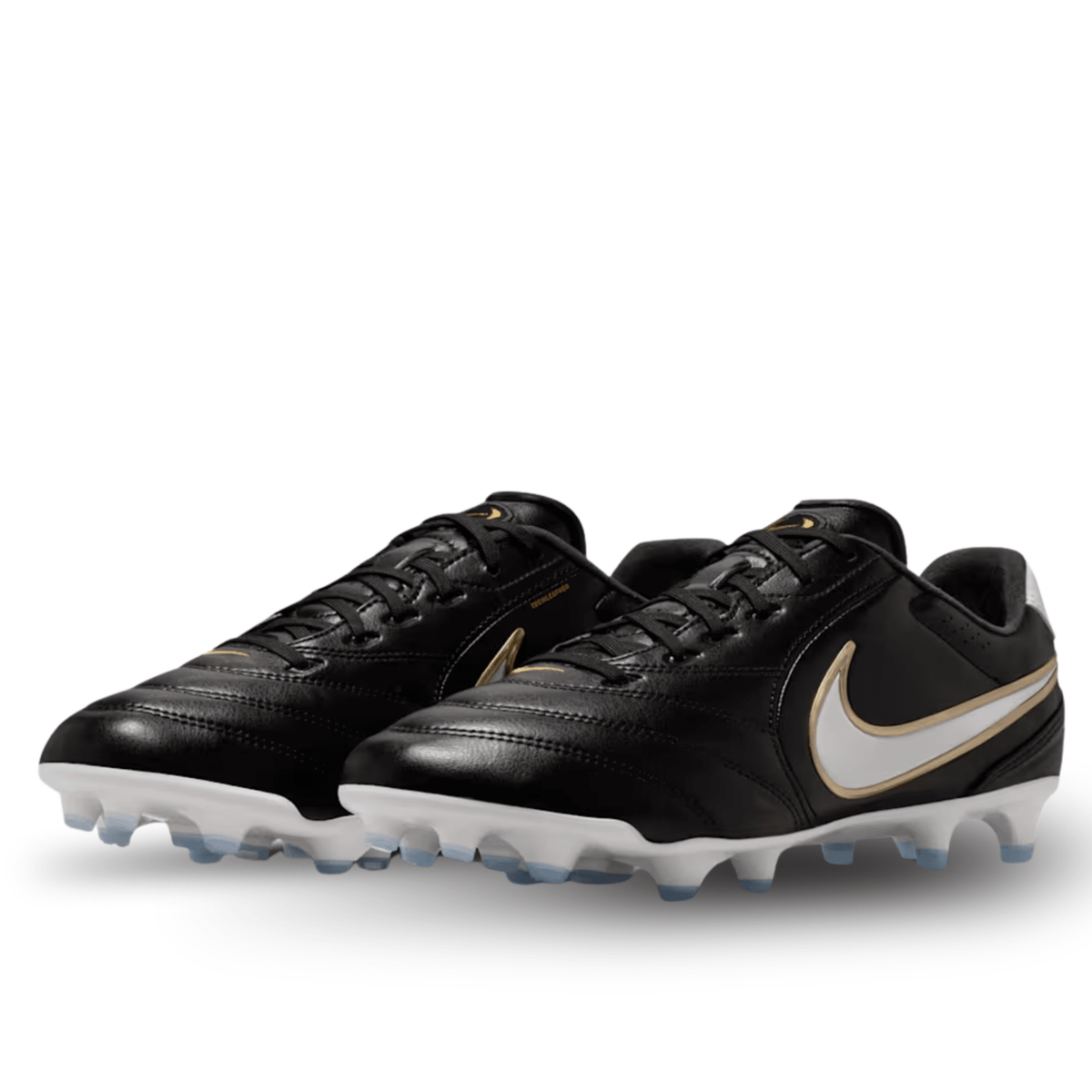 Nike Tiempo Ligera Pro Firm Ground Soccer Cleats (Black/White) | SoccerWearhouse