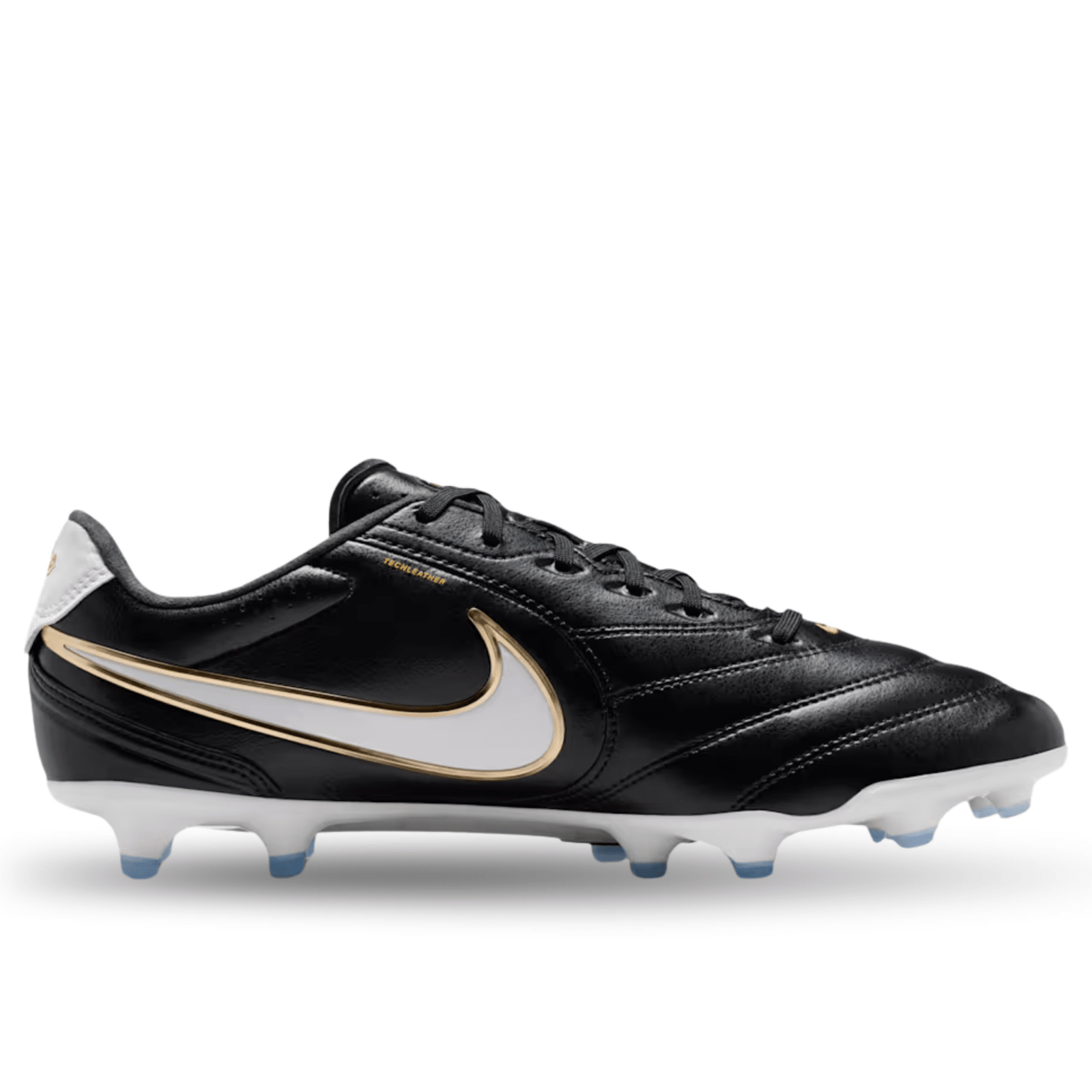 Nike Tiempo Ligera Pro Firm Ground Soccer Cleats (Black/White) | SoccerWearhouse