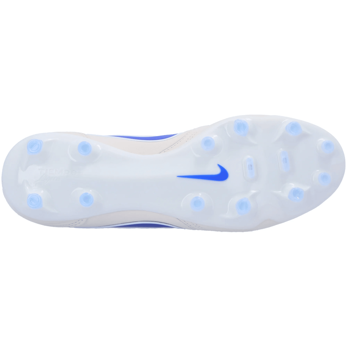 Nike Tiempo Ligera Pro Firm Ground Soccer Cleats (Chalk/Racer Blue/White) | SoccerWearhouse