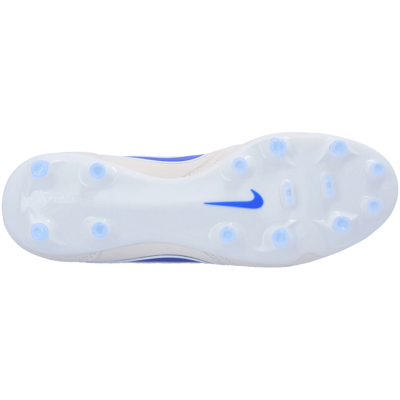 Nike Tiempo Ligera Pro Firm Ground Soccer Cleats (Chalk/Racer Blue/White) | SoccerWearhouse