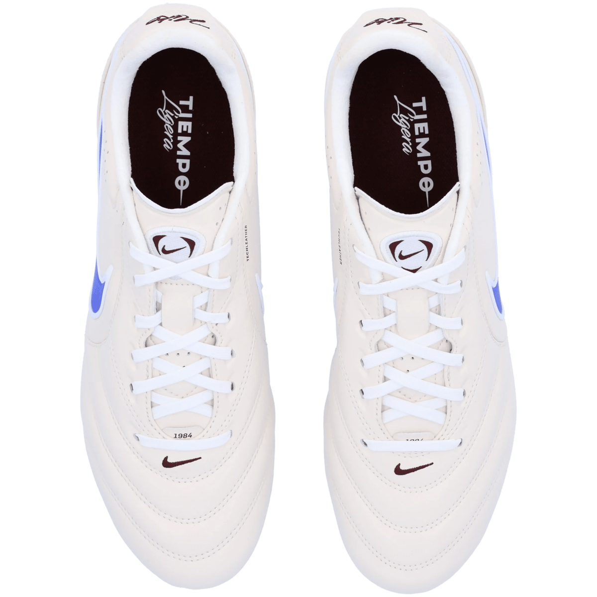 Nike Tiempo Ligera Pro Firm Ground Soccer Cleats (Chalk/Racer Blue/White) | SoccerWearhouse