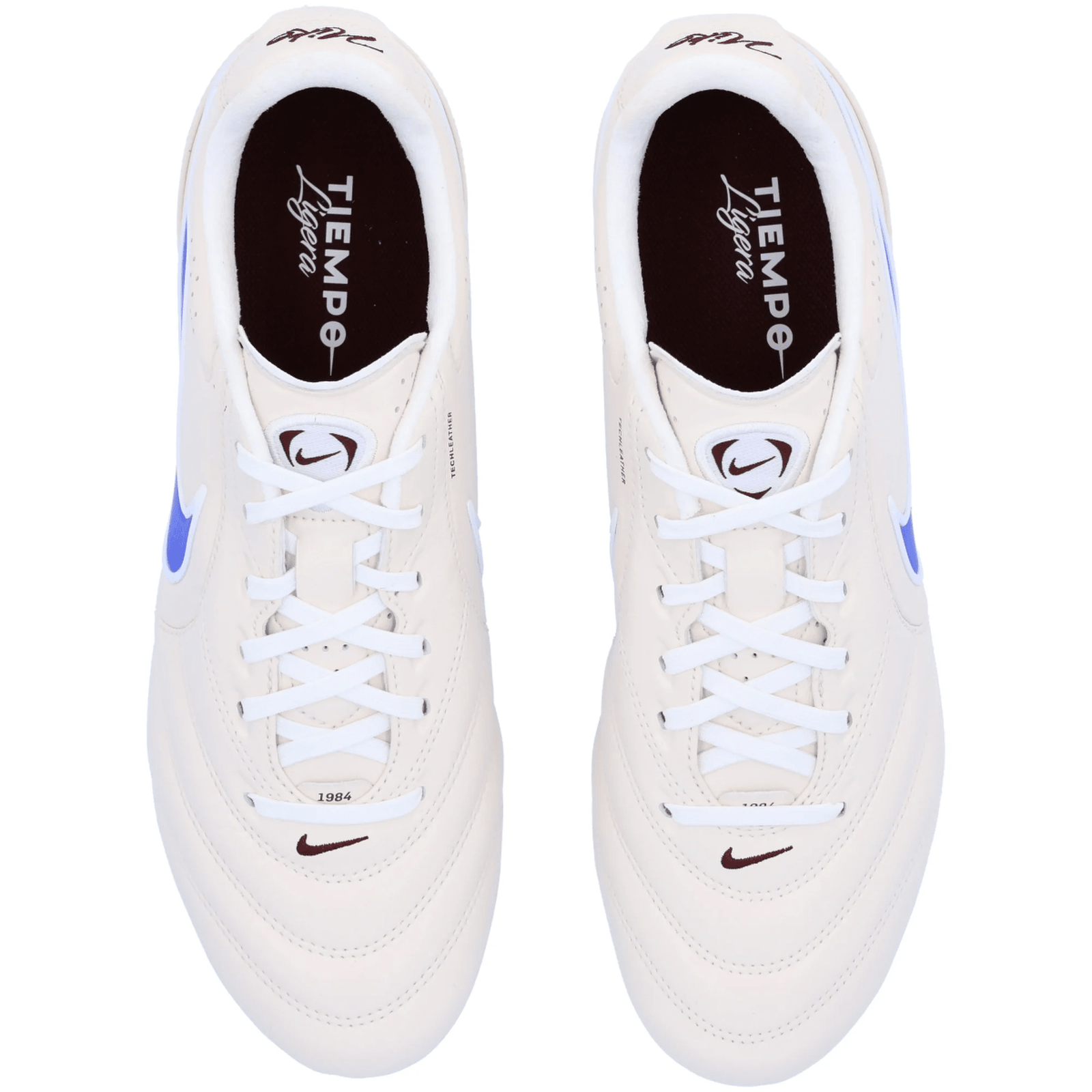 Nike Tiempo Ligera Pro Firm Ground Soccer Cleats (Chalk/Racer Blue/White) | SoccerWearhouse