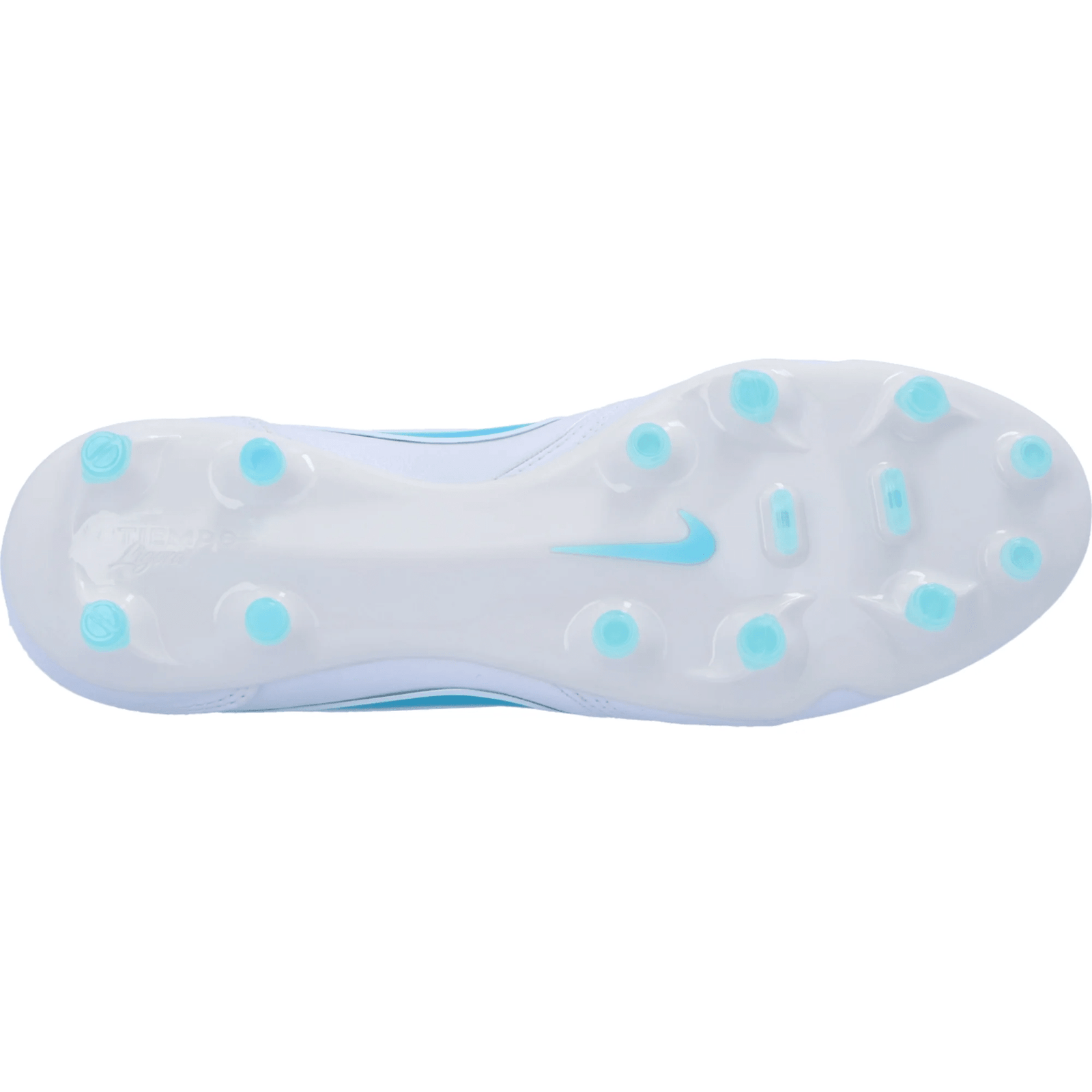 Nike Tiempo Ligera Pro Firm Ground Soccer Cleats (White/Dusty Cactus) | SoccerWearhouse
