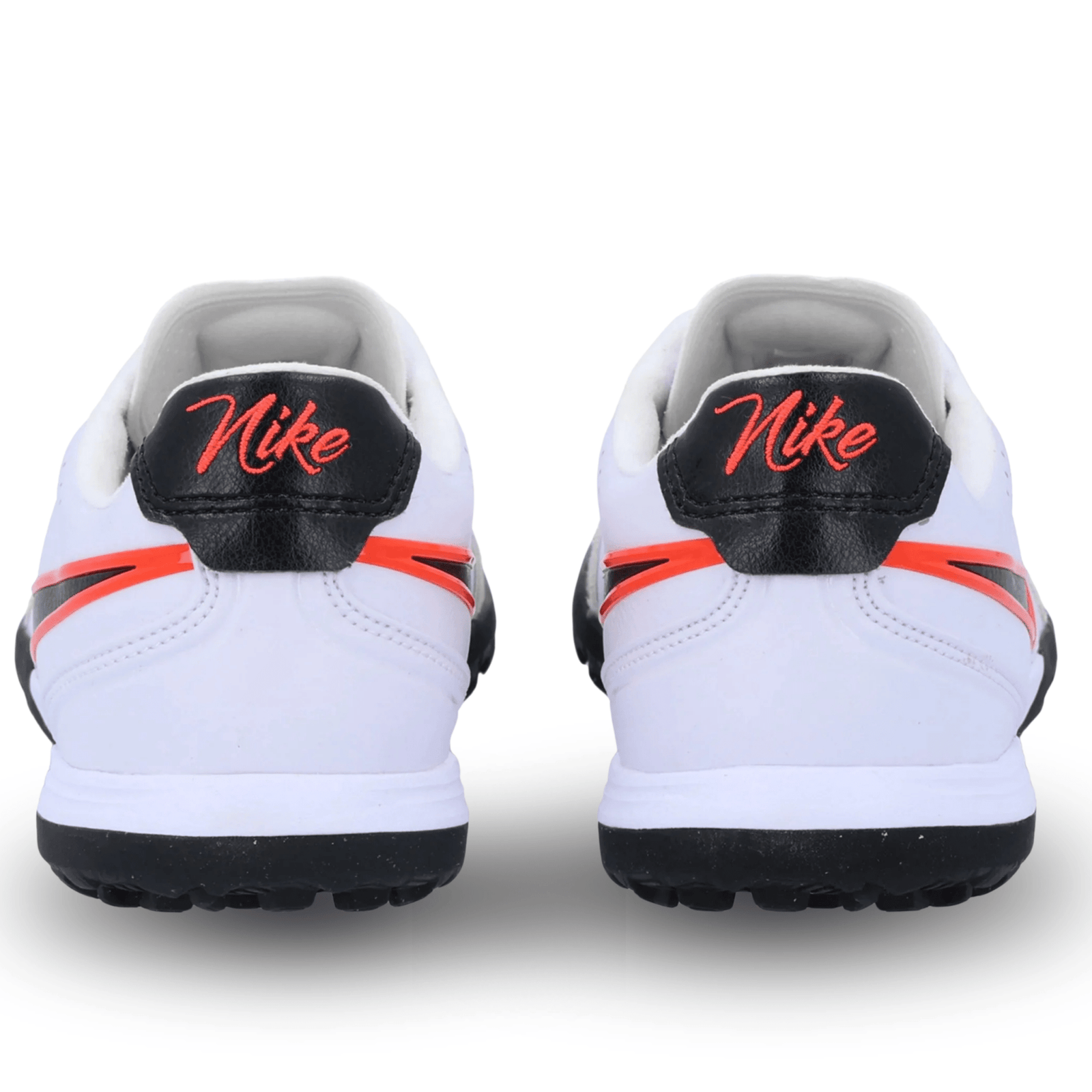Nike Tiempo Ligera Pro Turf Soccer Shoes (White/Black/Bright Crimson) | SoccerWearhouse