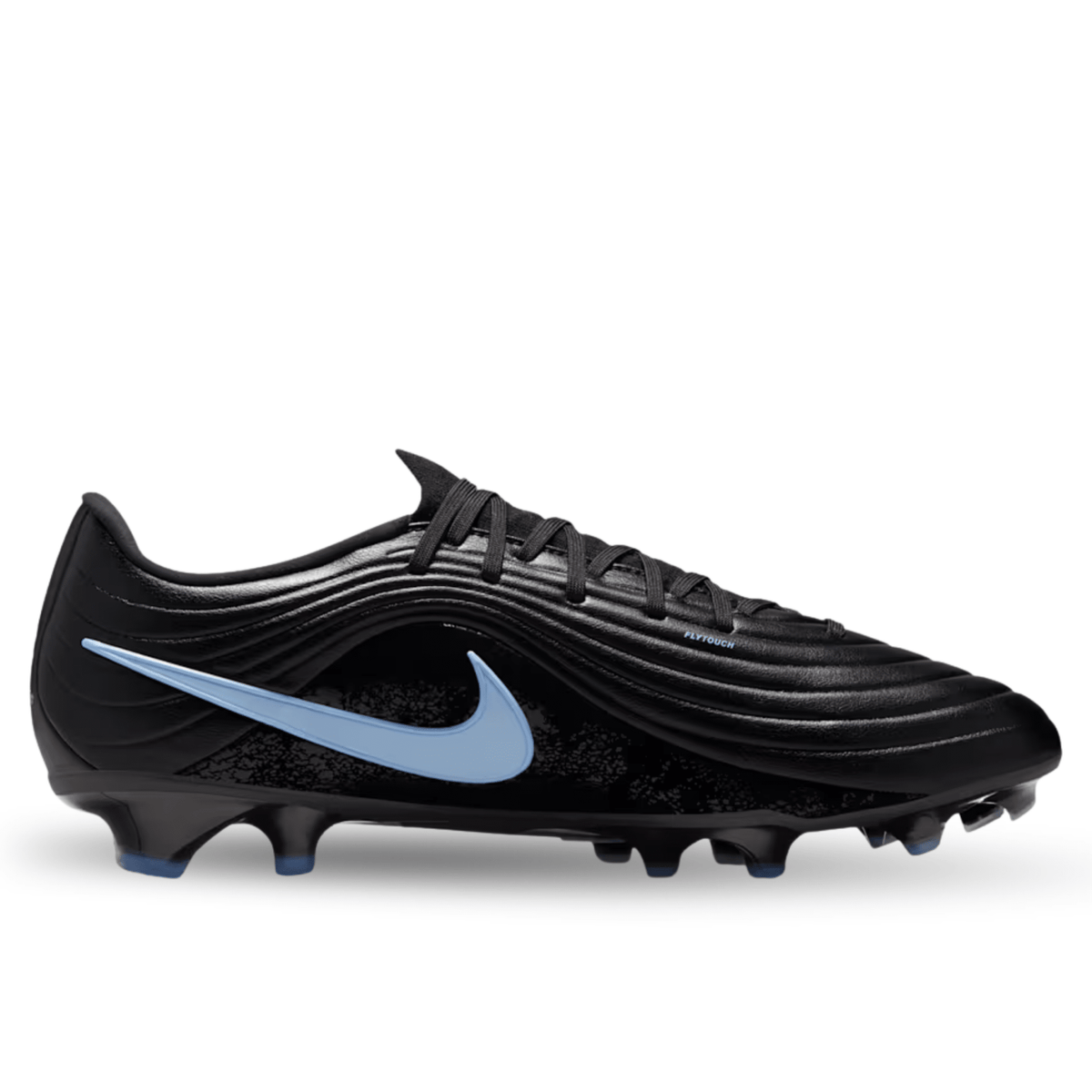 Nike Tiempo Maestro Academy FG/MG Soccer Cleats (Black/Ice Blue) | SoccerWearhouse