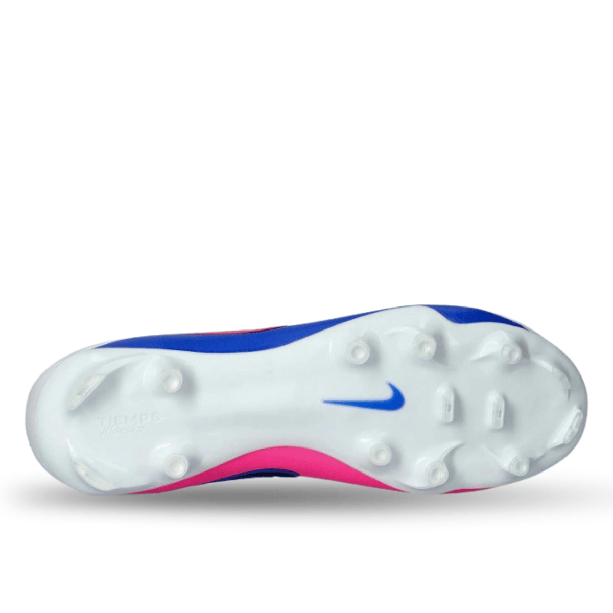 Nike Tiempo Maestro Academy FG/MG Soccer Cleats (White/Black/Racer Blue) | SoccerWearhouse