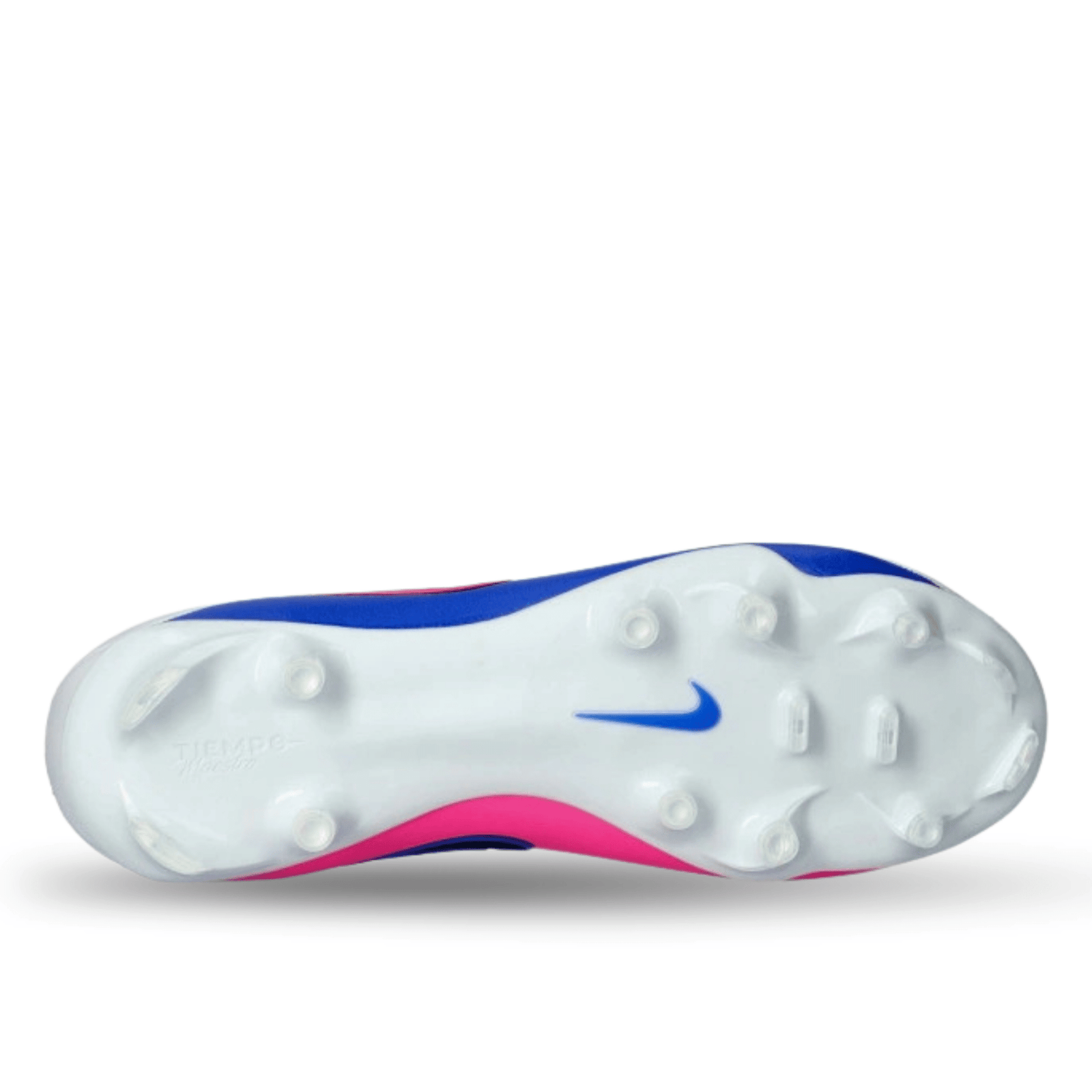 Nike Tiempo Maestro Academy FG/MG Soccer Cleats (White/Black/Racer Blue) | SoccerWearhouse