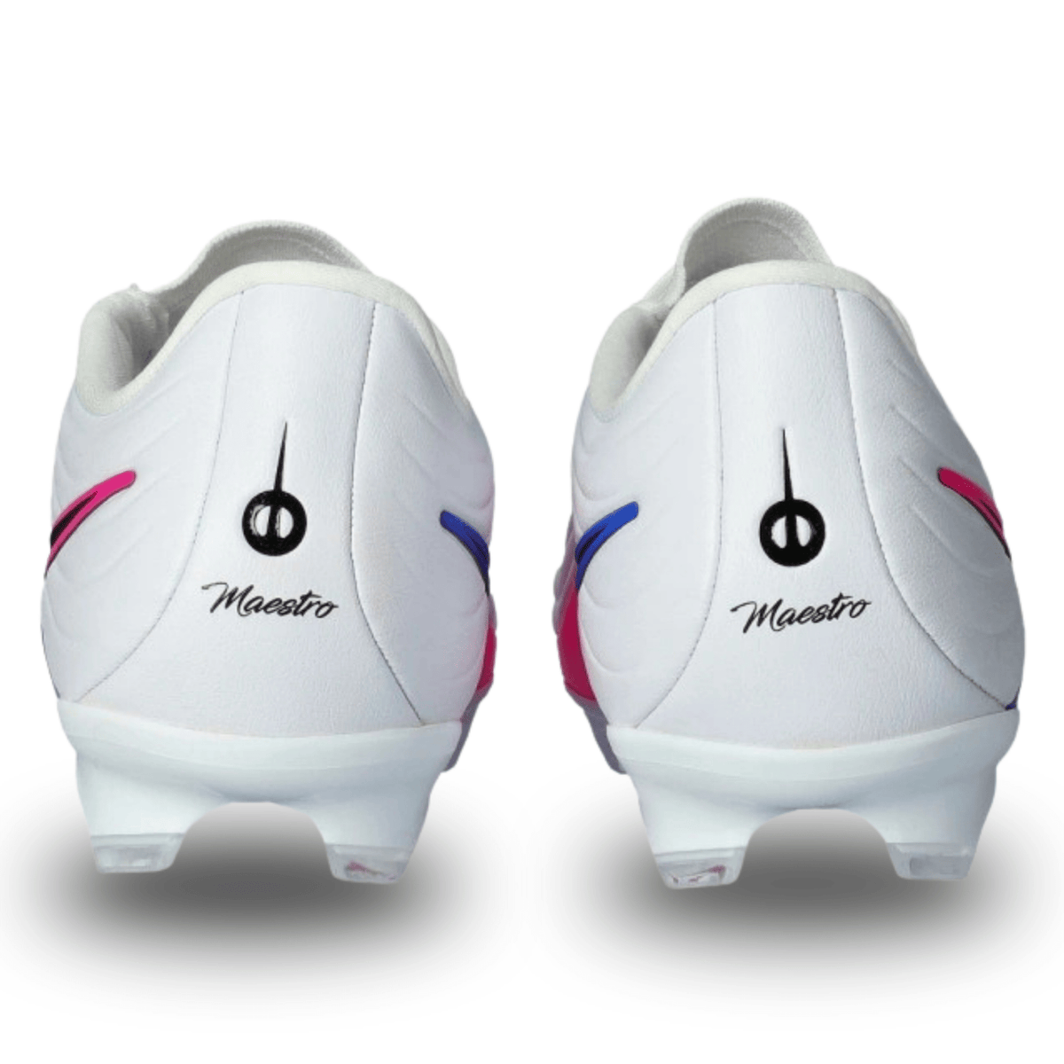 Nike Tiempo Maestro Academy FG/MG Soccer Cleats (White/Black/Racer Blue) | SoccerWearhouse
