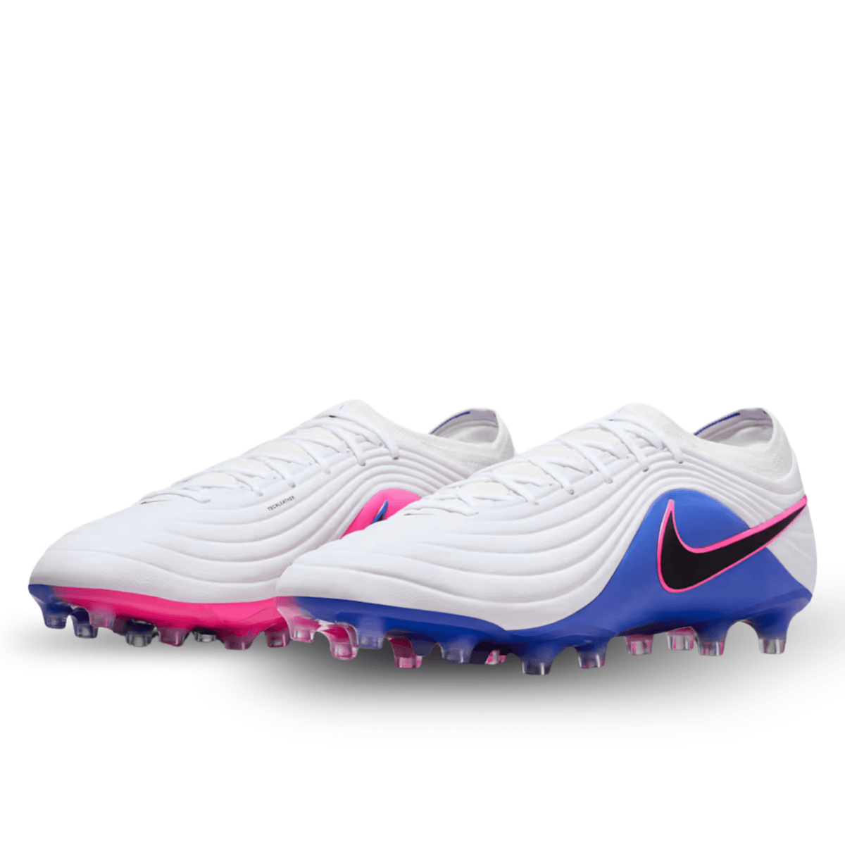 Nike Tiempo Maestro Elite AG - Pro Soccer Cleats (White/Black/Racer Blue) | SoccerWearhouse