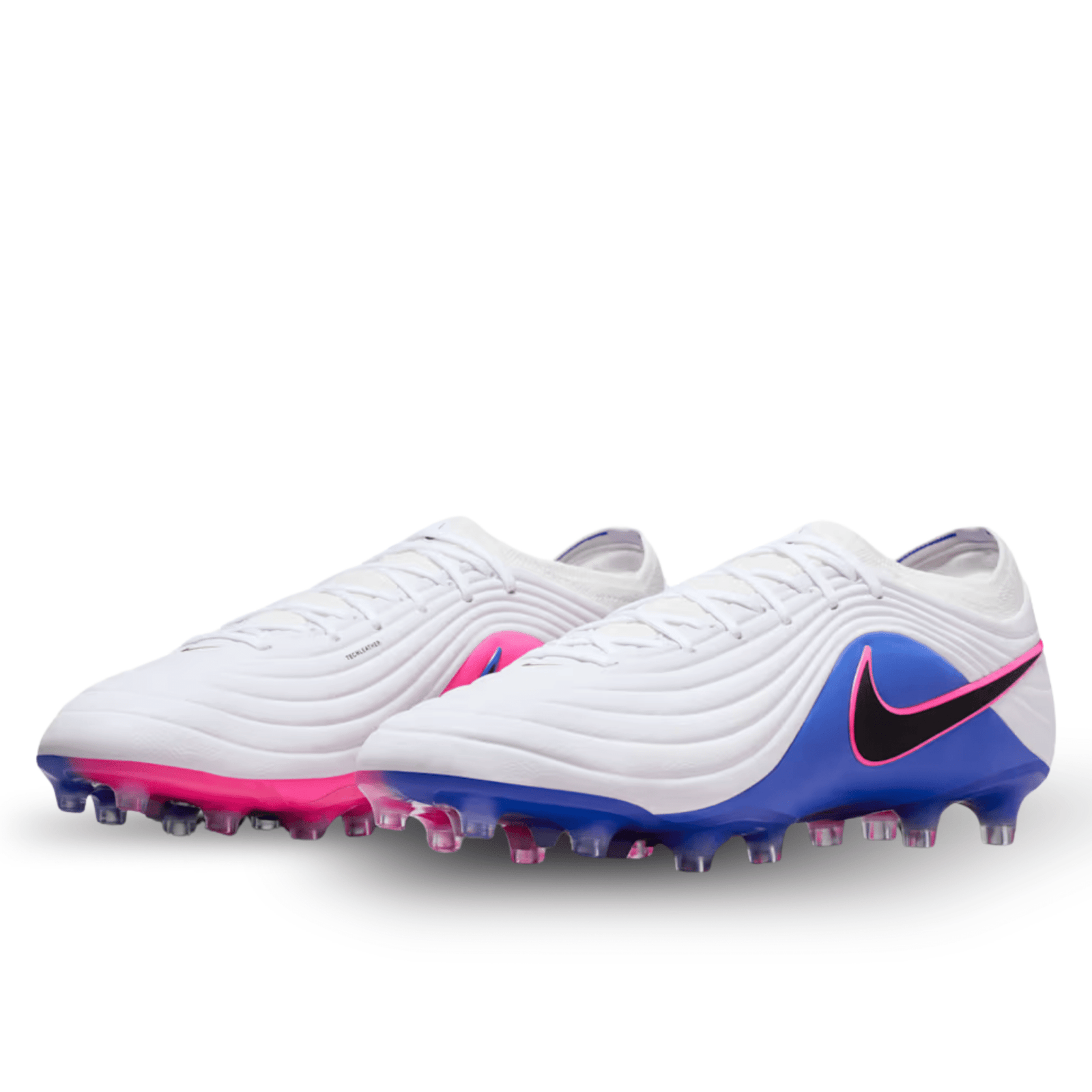 Nike Tiempo Maestro Elite AG - Pro Soccer Cleats (White/Black/Racer Blue) | SoccerWearhouse