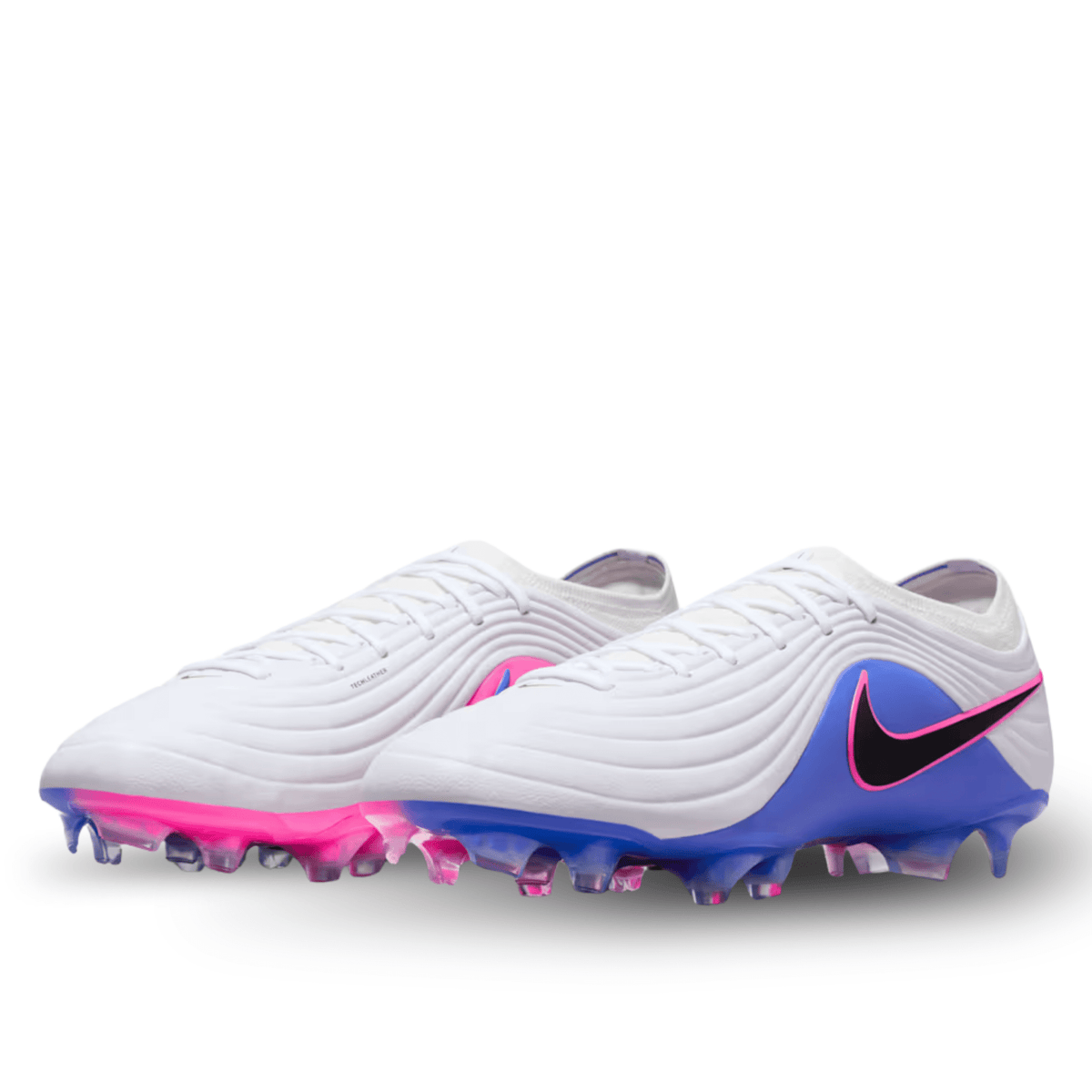 Nike Tiempo Maestro Elite Firm Ground Soccer Cleats (White/Racer Blue) | SoccerWearhouse