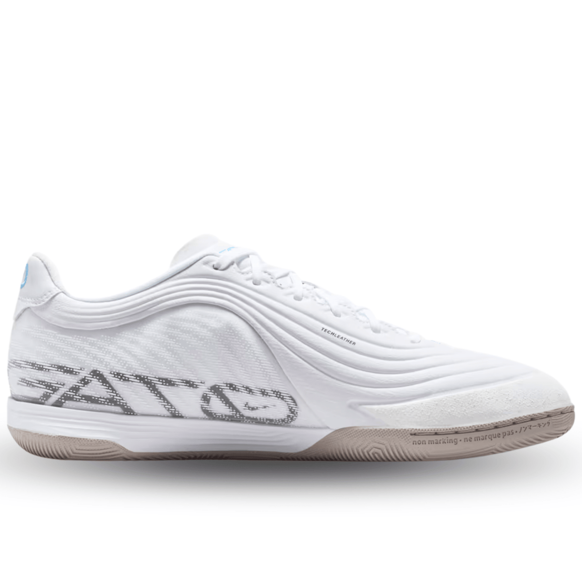 Nike Tiempo ReactGato IC Indoor Soccer Shoes (White/Shimmer) | SoccerWearhouse
