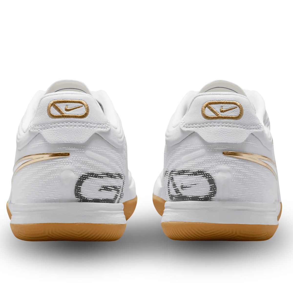 Nike Tiempo ReactGato Indoor Soccer Shoes (White/Metallic Gold) | SoccerWearhouse