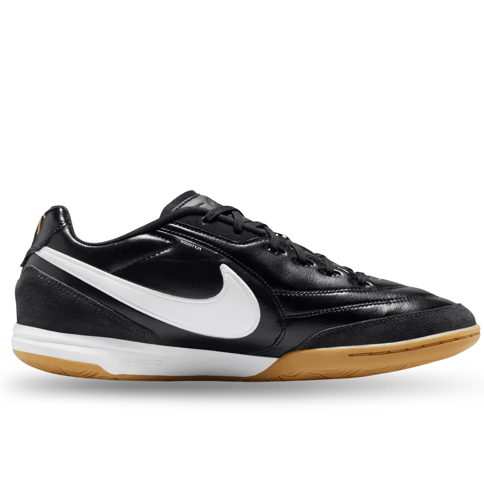 Nike Tiempo Streetgato Indoor Soccer Shoes (Black/White) | SoccerWearhouse