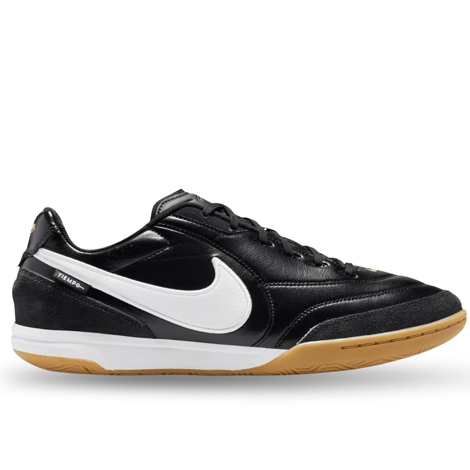 Nike Tiempo Streetgato Indoor Soccer Shoes (Black/White) | SoccerWearhouse