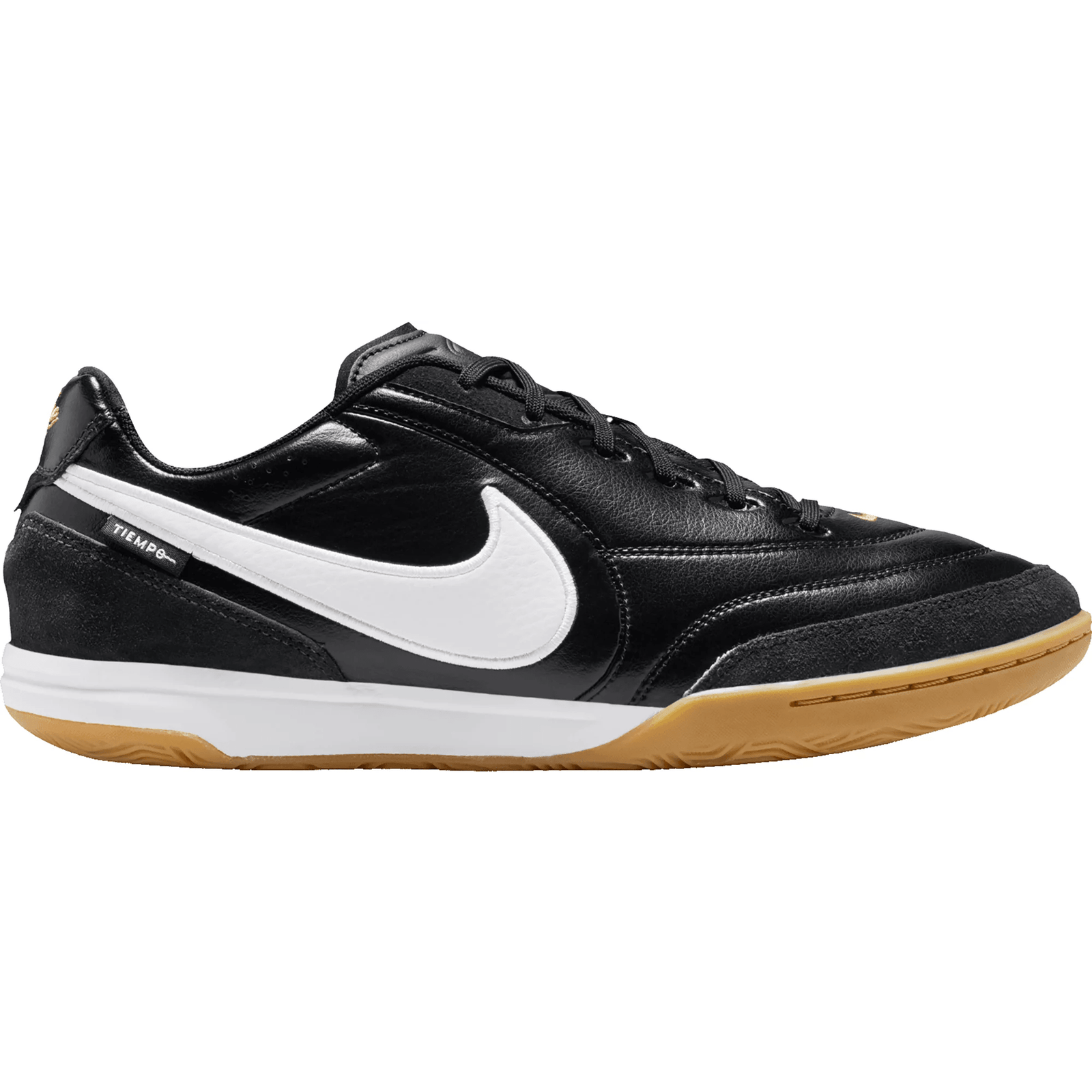 Nike Tiempo Streetgato Indoor Soccer Shoes (Black/White) | SoccerWearhouse