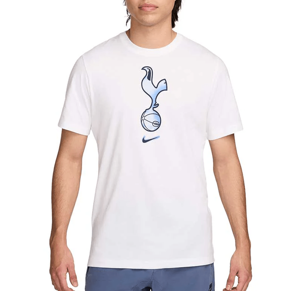Nike Tottenham Crest T-Shirt 24/25 (White) | SoccerWearhouse