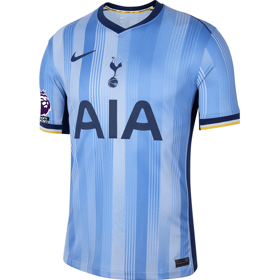 Nike Tottenham Son Heung - min Away Jersey w/ EPL + No Room For Racism Patches 24/25 (Cobalt Bliss/Binary Blue) | SoccerWearhouse