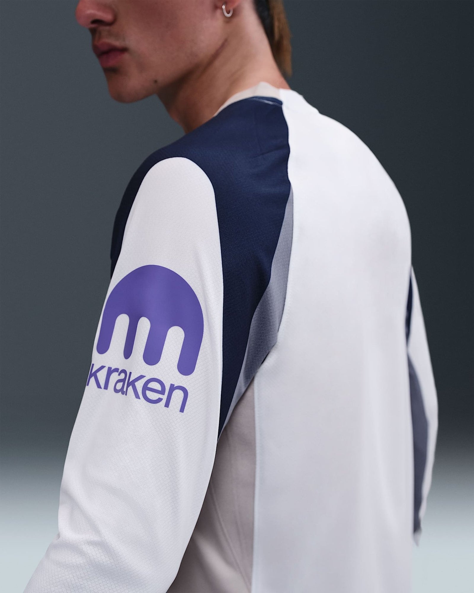 Nike Tottenham Hotspurs Home 25/26 Long Sleeve Jersey (White/Iron/Binary Blue) | SoccerWearhouse
