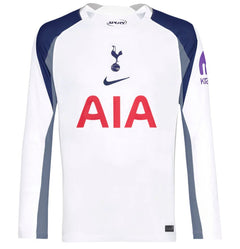 Nike Tottenham Hotspurs Home 25/26 Long Sleeve Jersey (White/Iron/Bina