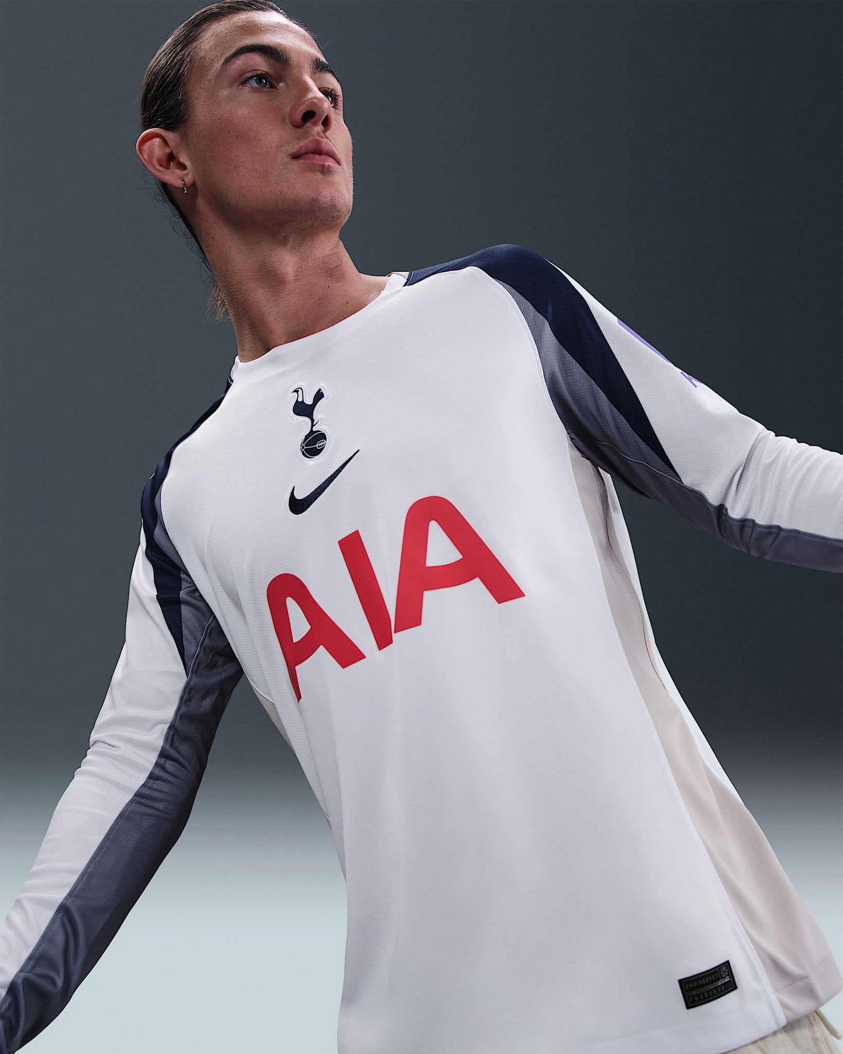 Nike Tottenham Hotspurs Home 25/26 Long Sleeve Jersey (White/Iron/Bina
