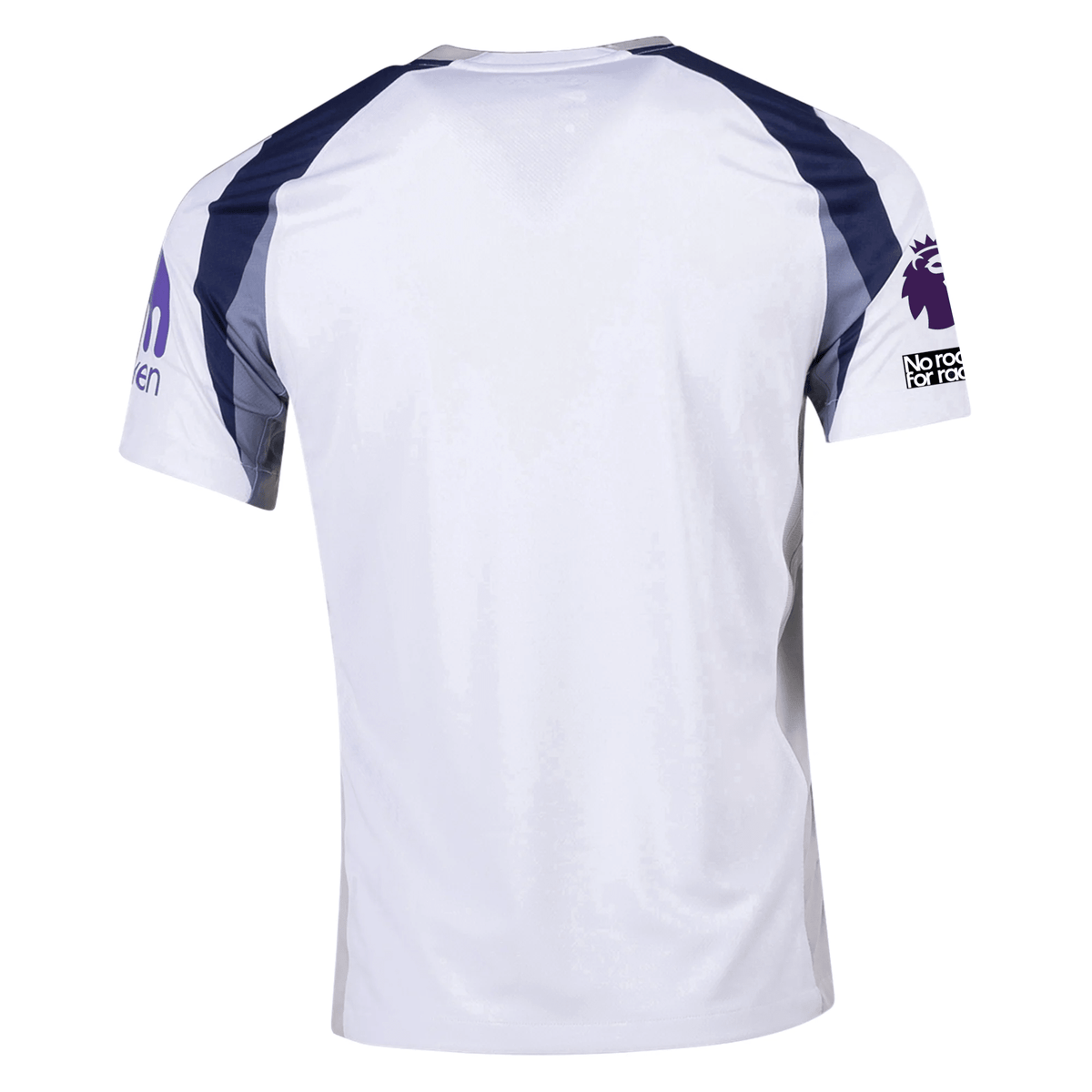 Nike Tottenham Hotspurs Home Jersey w/ EPL + No Room For Racism Patch 25/26 (White/Iron/Binary Blue) | SoccerWearhouse