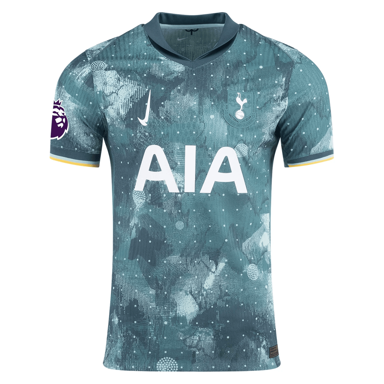 Nike Tottenham Son Hueng - Min Third Jersey w/ EPL Patch 24/25 (Enamel Green/Bicoastal) | SoccerWearhouse