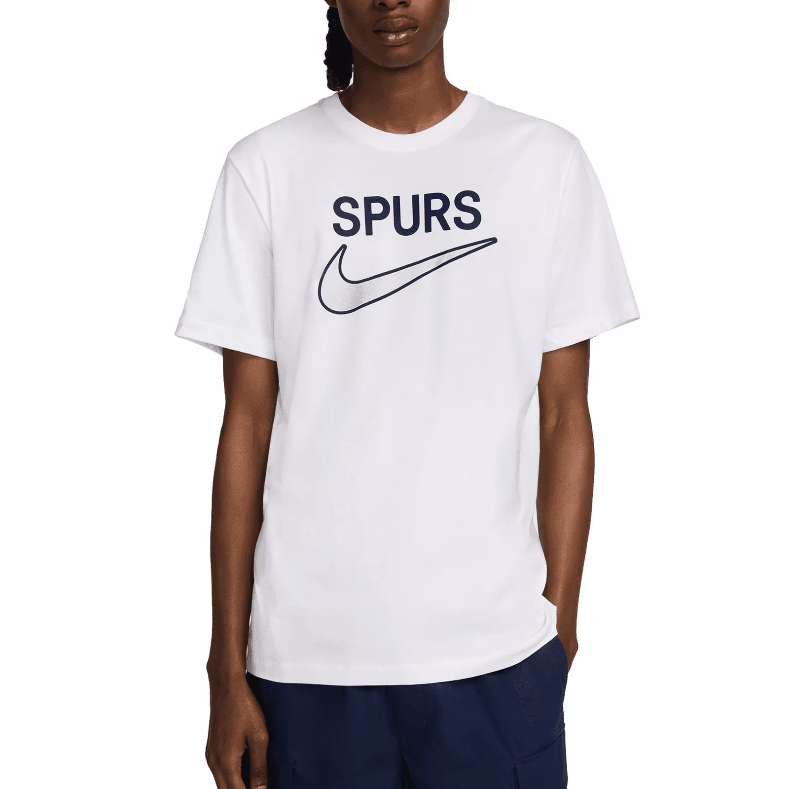 Nike Tottenham Swoosh T-Shirt (White) | SoccerWearhouse