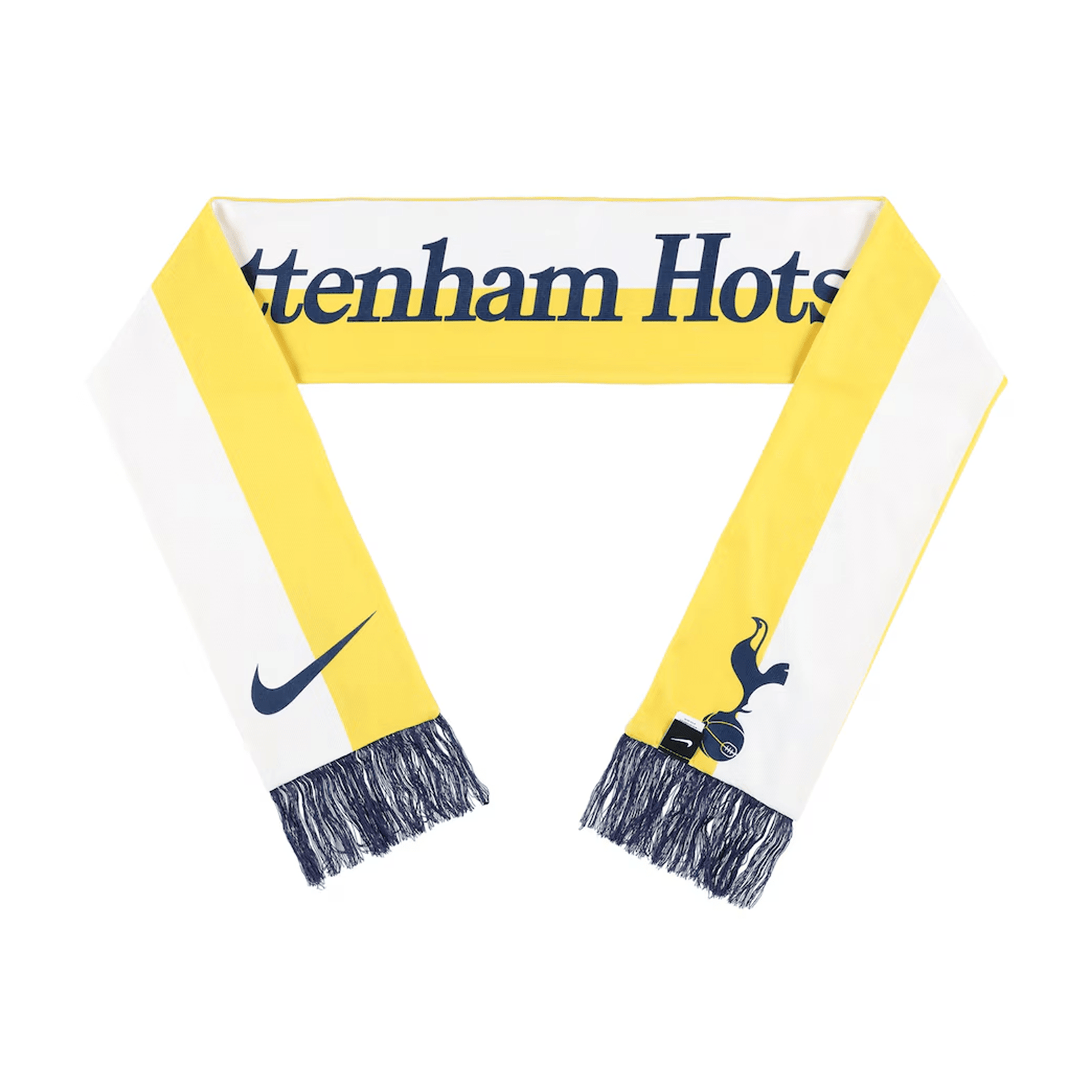 Nike Tottenham Verbiage Scarf 24/25 (White/Yellow) | SoccerWearhouse