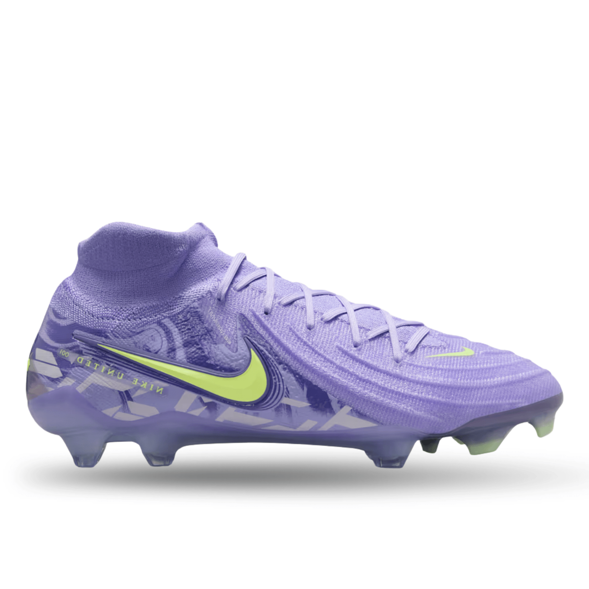 Nike United Phantom Luna II Elite FG Soccer Cleats (Purple Agate/Barel