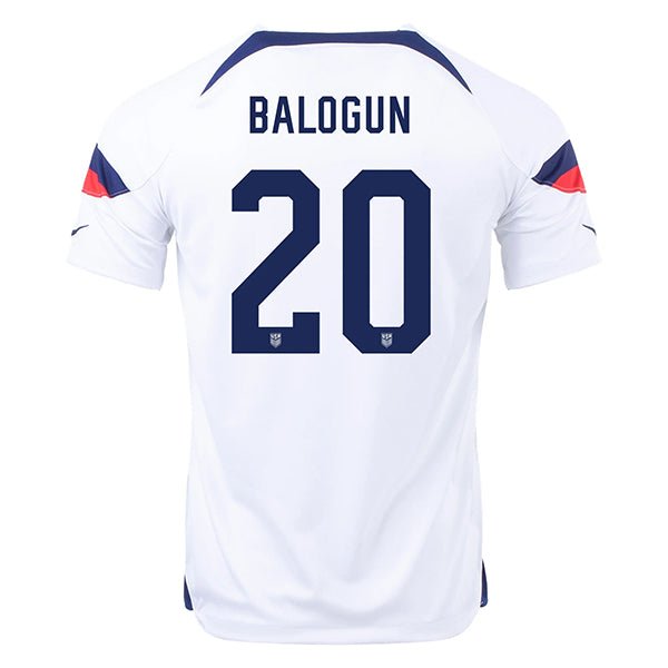 Nike United States Balogun Home Jersey 22/23 (White/Loyal Blue) | SoccerWearhouse