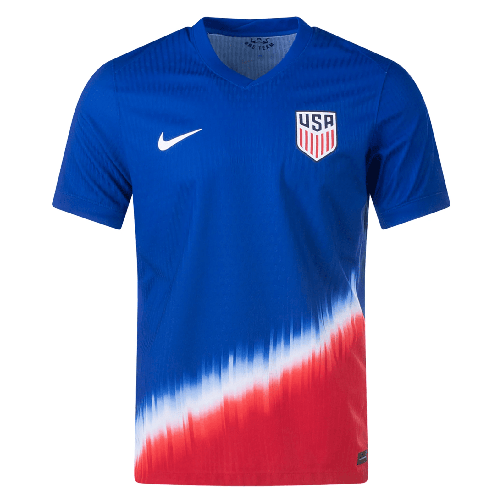 Nike United States Match Authentic Away Jersey 24/25 (Old Royal/Sport Red/White) | SoccerWearhouse