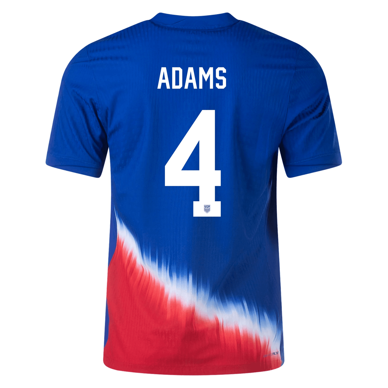 Nike United States Match Authentic Tyler Adams Away Jersey 24/25 (Old Royal/Sport Red/White) | SoccerWearhouse