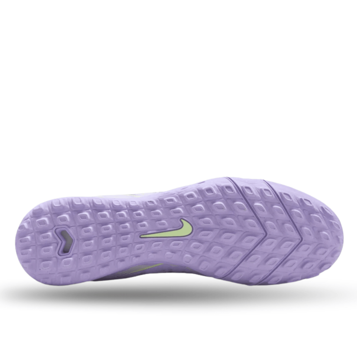 Nike United Zoom Superfly 10 Academy Turf Soccer Shoes (Purple Agate/Barely Volt) | SoccerWearhouse
