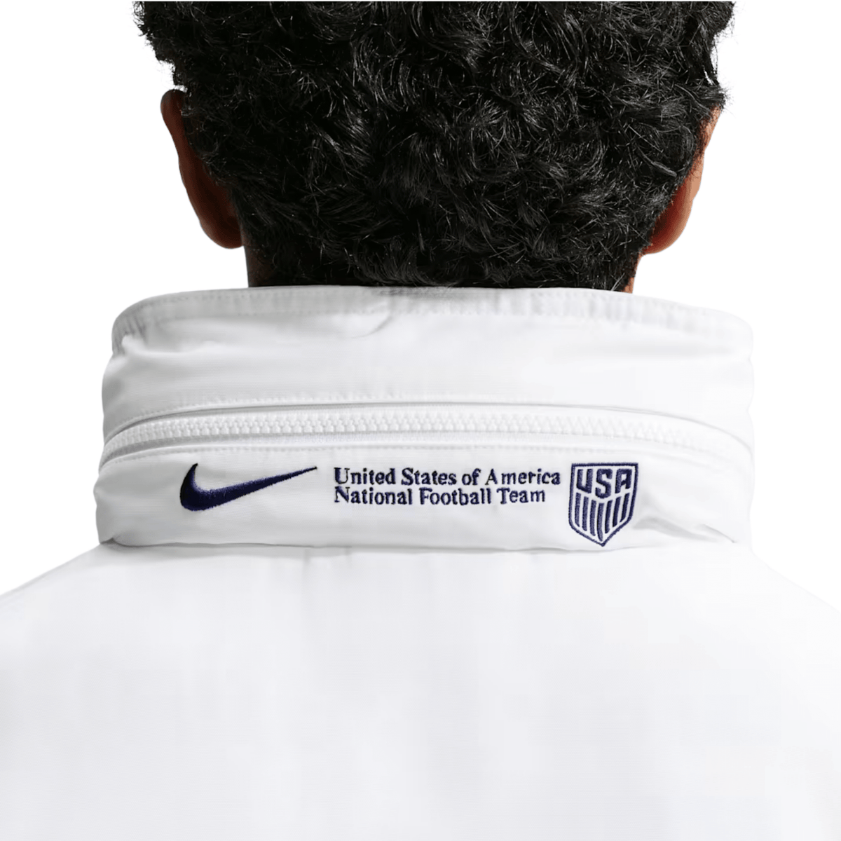 Nike USA 2026 Woven Staff Jacket (White) | SoccerWearhouse