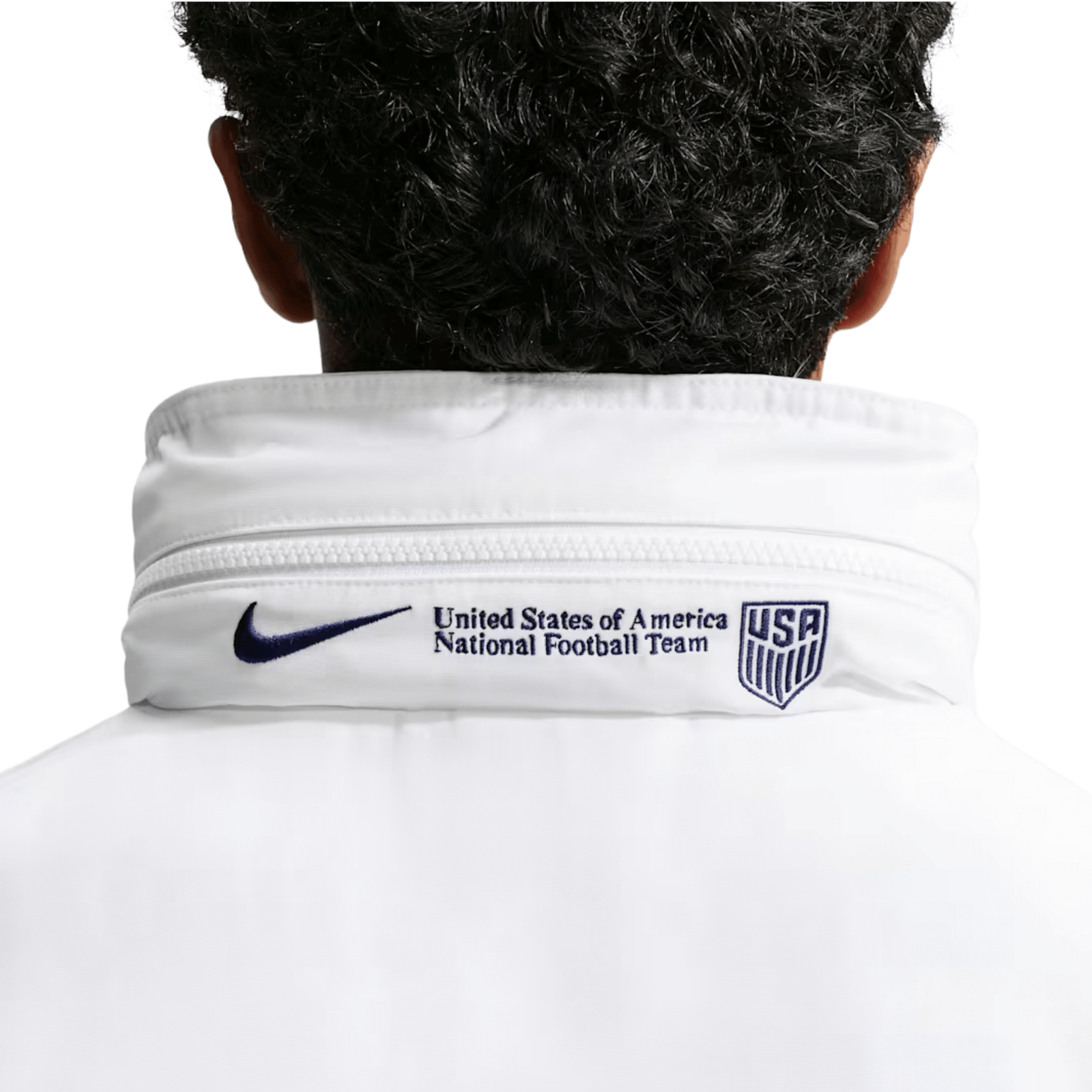 Nike USA 2026 Woven Staff Jacket (White) | SoccerWearhouse