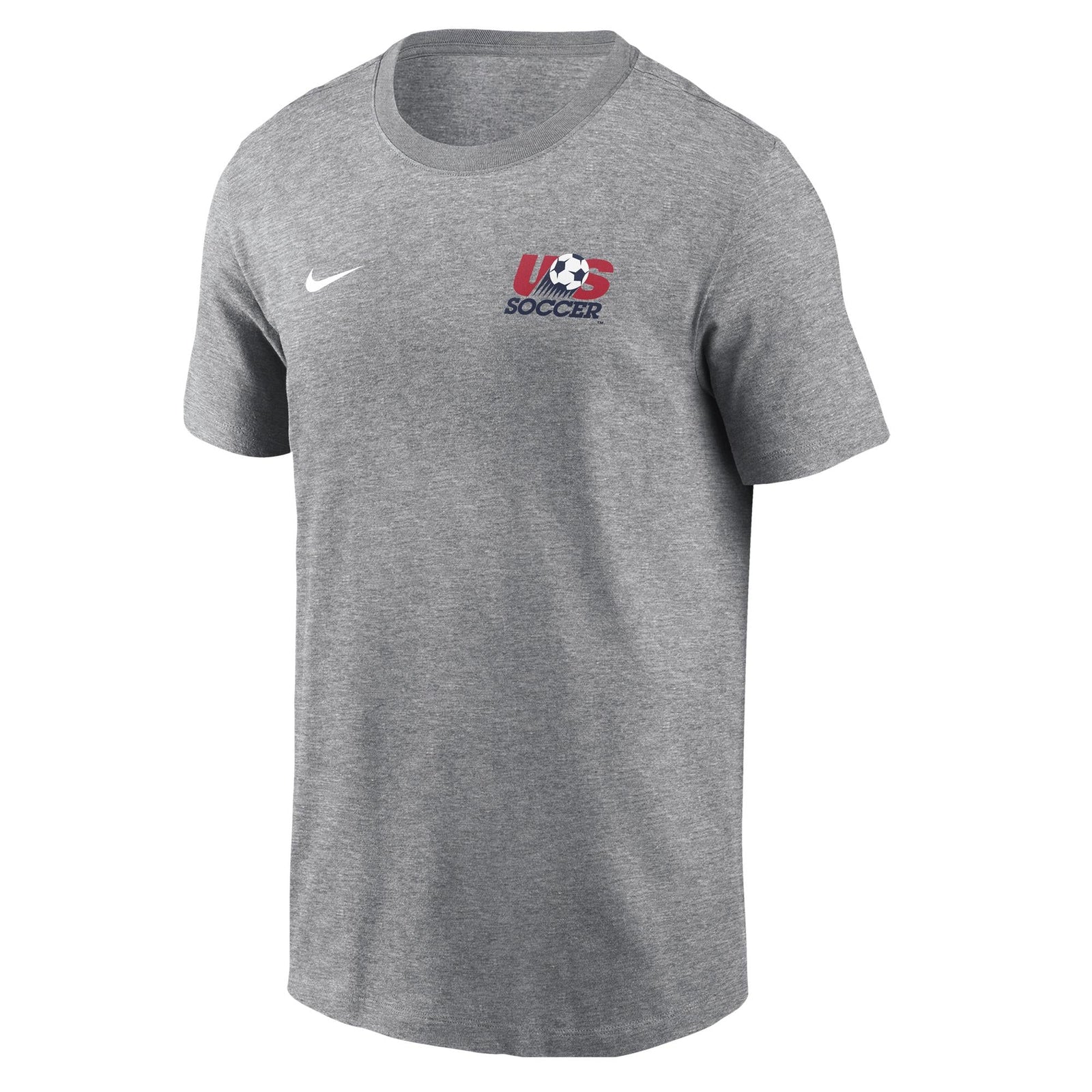 Nike USA 25/26 Retro Badge Logo T-Shirt (Dark Heather) | SoccerWearhouse