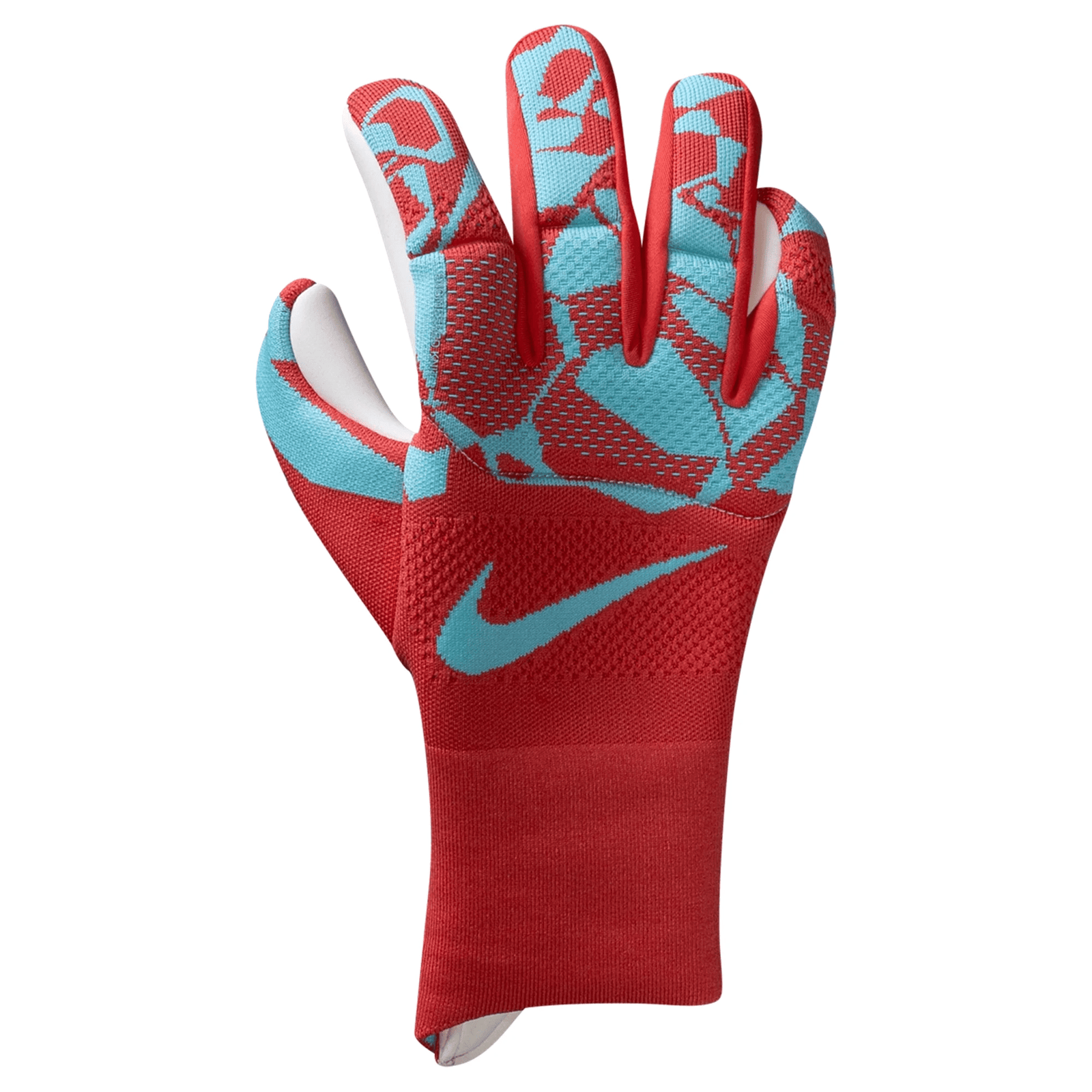 Nike Vapor Dynamic Fit Goalkeeper Glove (Ember Glow/Aurora Green) | SoccerWearhouse