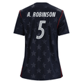 Nike Women’s A. Robinson United States Away Stadium Jersey 2026 (Dark Obsidian/Pure Platinum)