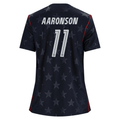 Nike Women’s Aaronson United States Away Stadium Jersey 2026 (Dark Obsidian/Pure Platinum)