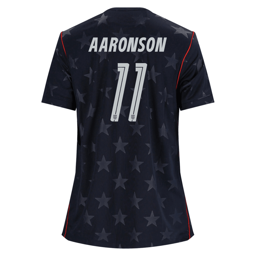 Nike Women’s Aaronson United States Away Stadium Jersey 2026 (Dark Obsidian/Pure Platinum) | SoccerWearhouse